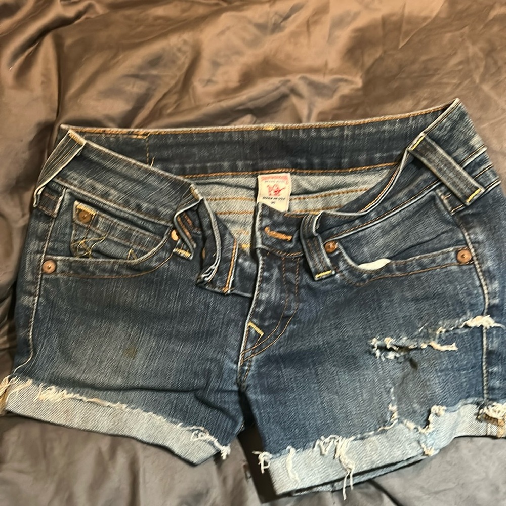 True Religion Jean Shorts